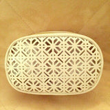 Tory Burch Laser cut Oval cosmetics bag