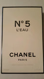 Chanel No. 5 L'eau 3.4 oz / 100 ml EDT Eau De Toilette Spray