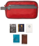 Men's Toilettry Bag with 5 Perfume sample Vials,