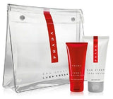 PRADA Luna Rossa EAU Sport 3 Pc Set (2.5 oz Shower Gel + 1.7 oz Cream + Pouch)